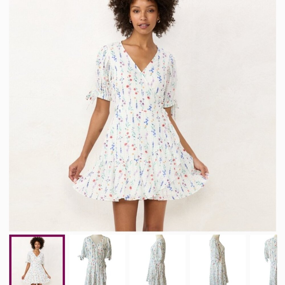 Lauren conrad mini wrap dresses 2 dresses 30 each